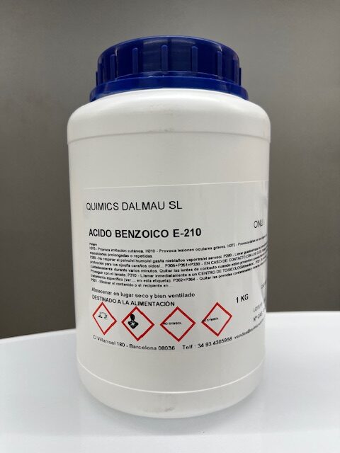 ÁCIDO BENZOICO E-210